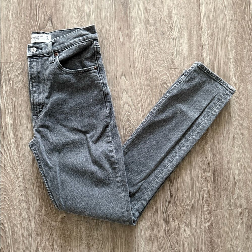 Abercrombie & Fitch Gray High Rise Jeans